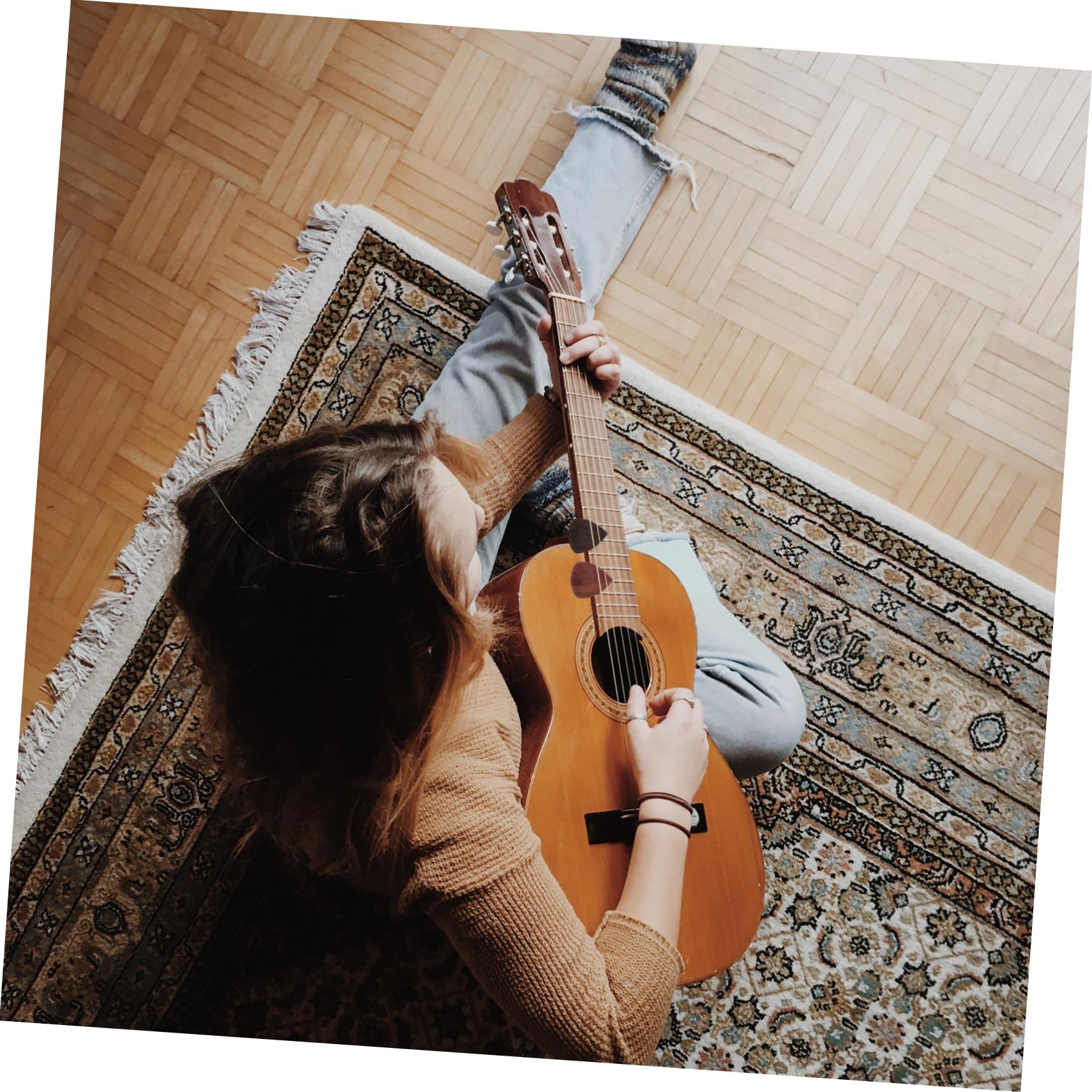 ifundom 12pezzi Plettri Per Chitarra e Accessori e Resistenti Plettri Diverse Legnose