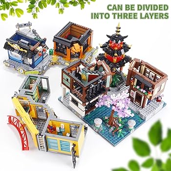 Amazon.co.jp: 4184個 香港シティミニビルディングブロック