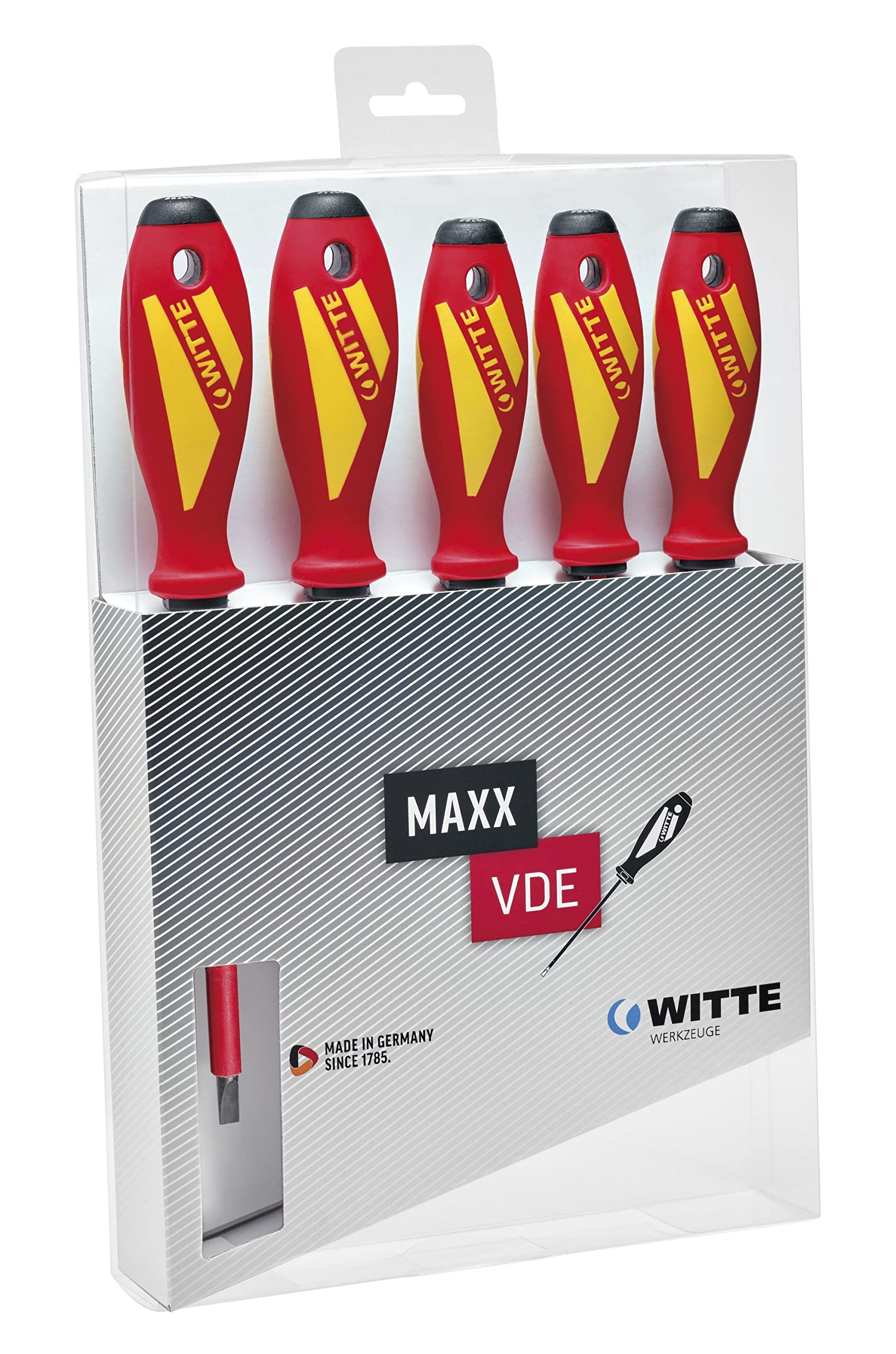 WITTE 653747 - Juego destornilladores MAXXPRO VDE - 7 piezas