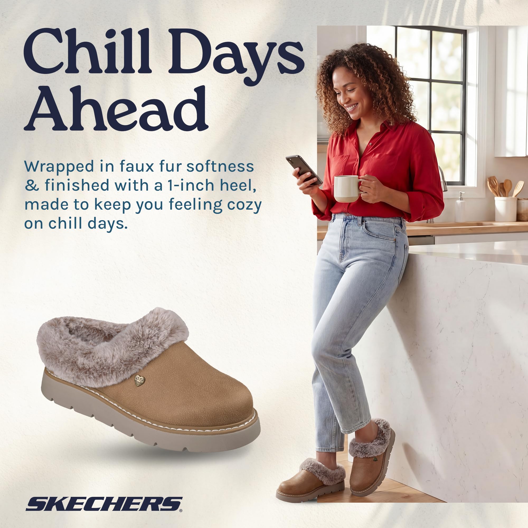 Skechers Keepsakes Delight Fall, Chaussons femme