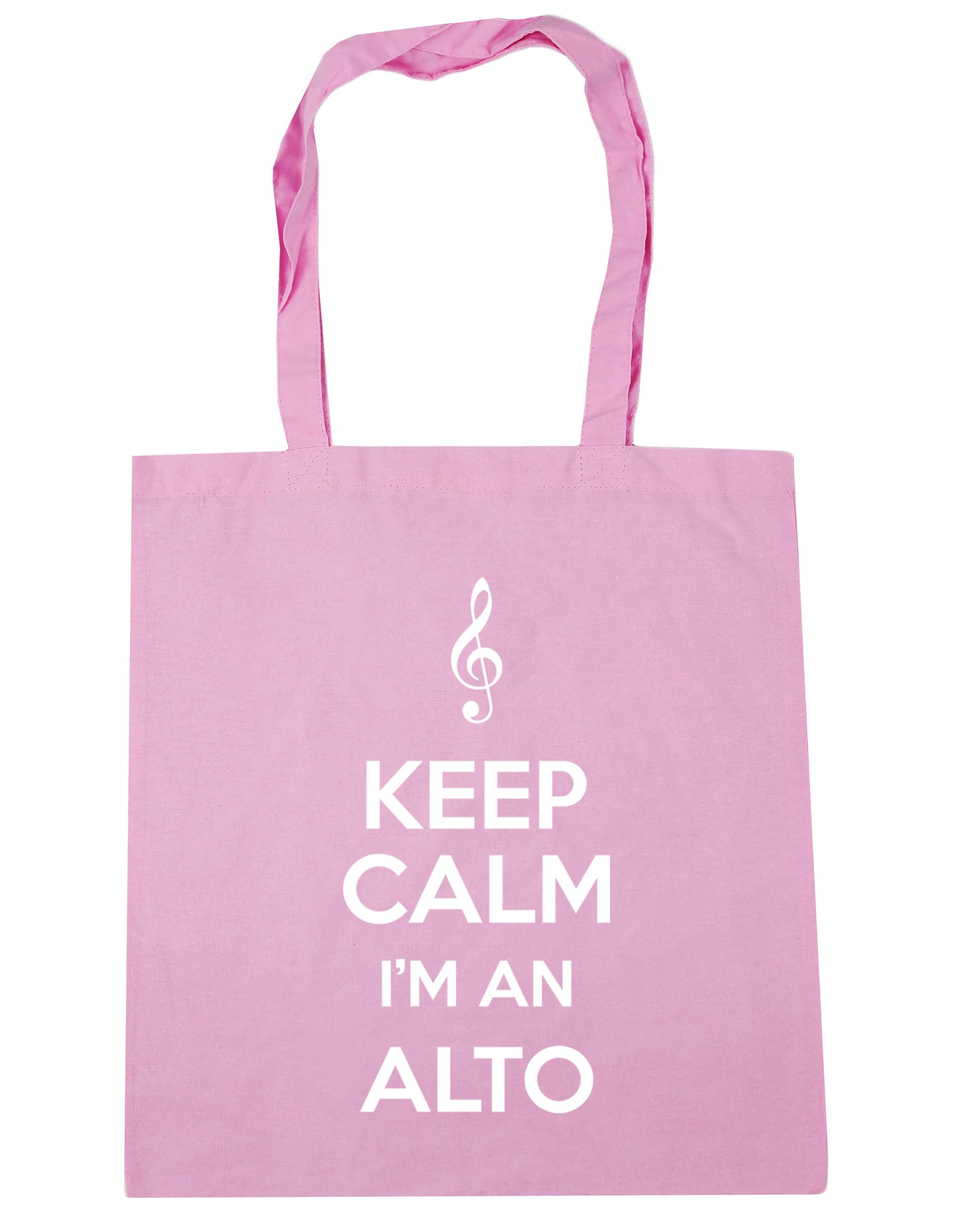 Hippowarehouse Keep Calm I'm an Alto Tote Shopping Gym Beach Bag 42cm x38cm, 10 litres — image 1
