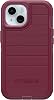 OtterBox iPhone 15, iPhone 14, iPhone 13 Only - Defender Series Case - Foxberry Pink - Case Only - Rugged & Durable - with Port Protection - Microbial Defense Protection