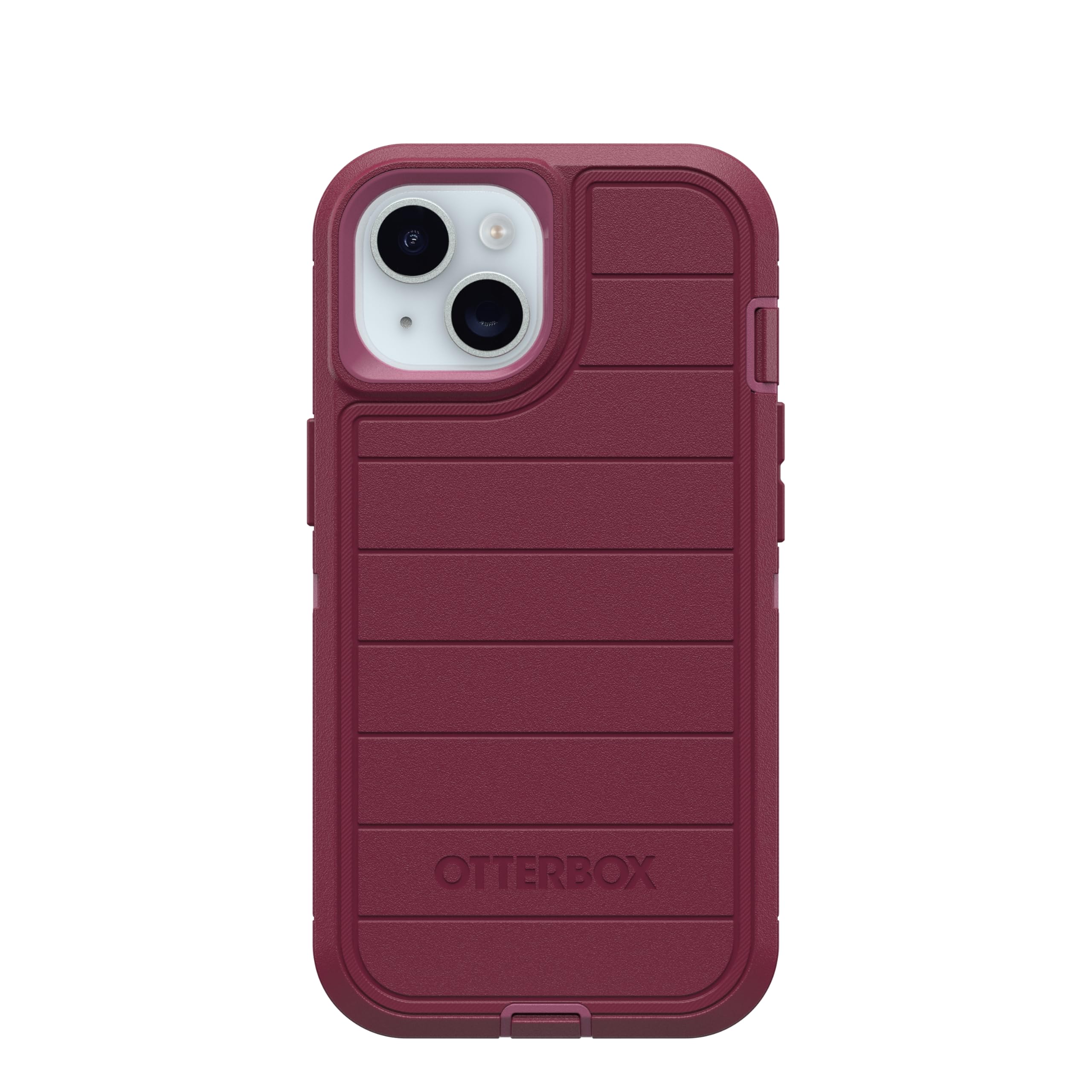 OtterBox iPhone 14, & iPhone 13 (Only) - Defender Series Case - Foxberry (Pink) - Case Only - Screenless - Rugged & Durable - with Port Protection -