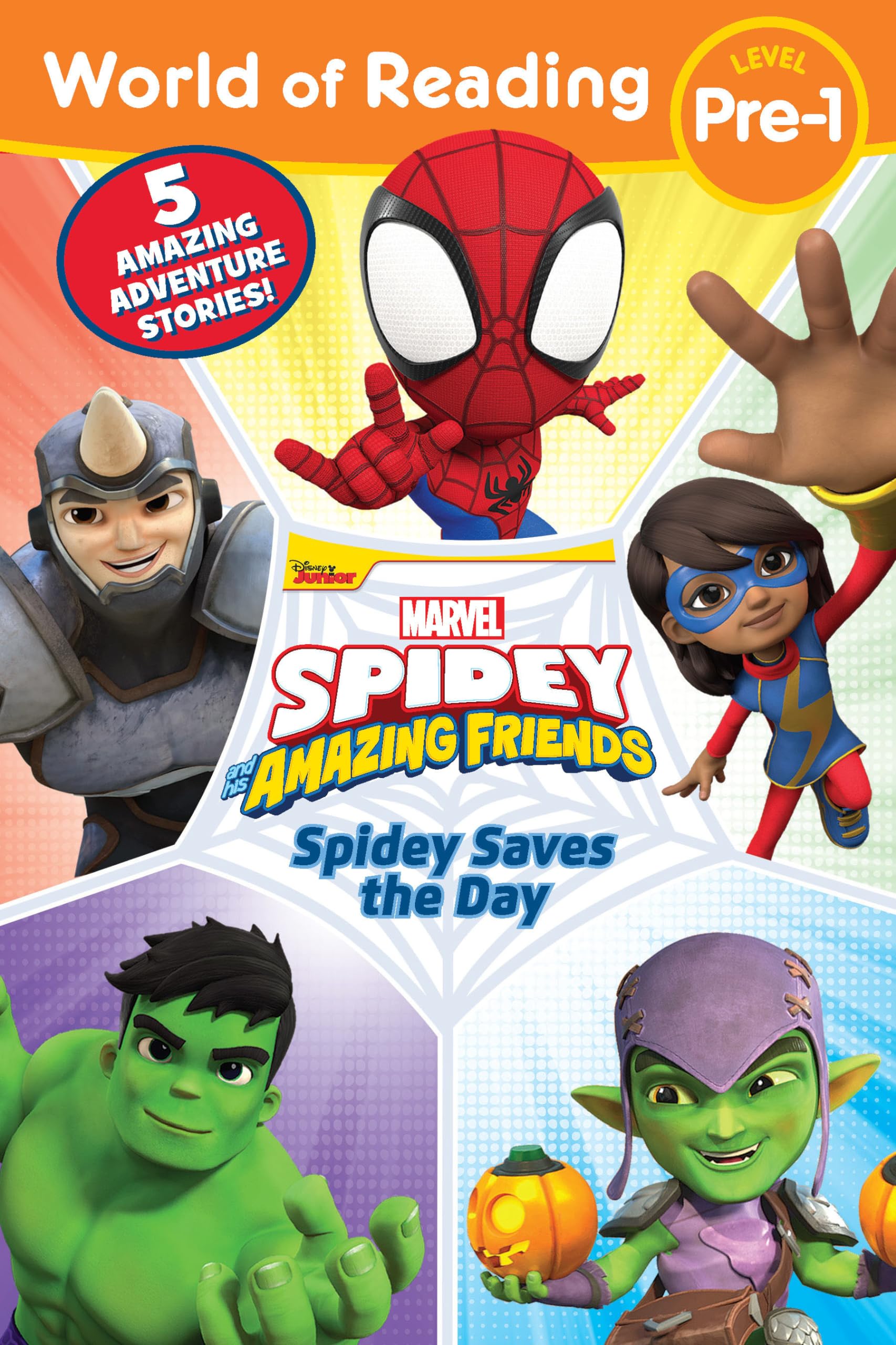 World of Reading: Spidey Saves the Day: Spidey and His Amazing Friends Paperback – December 28, 2021