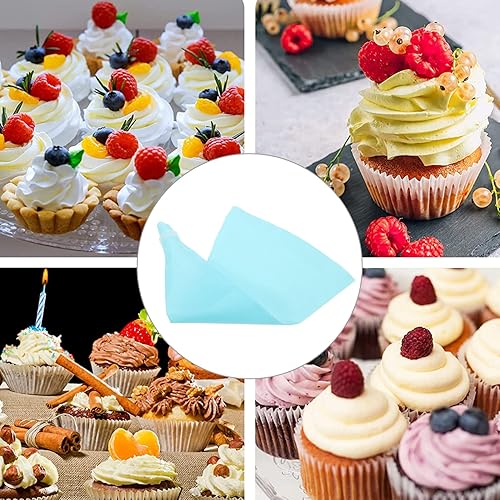 Miniatura 5 de Kichvoe 1 juego de bolsa de pastelería para tartas, bolsa de glaseado de crema, bolsa de decoración de pasteles de galletas, máquina de galletas