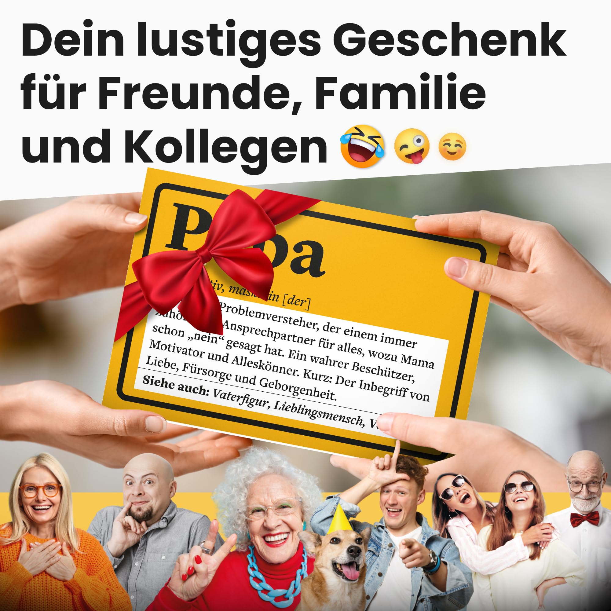 Bramart Collana Cubana Uomo Papà Babbo idea regalo compleanno - Idee Regali per lui Natale Festa del papà - Cofanetto con DEDICA incluso (56, Al mio Papà