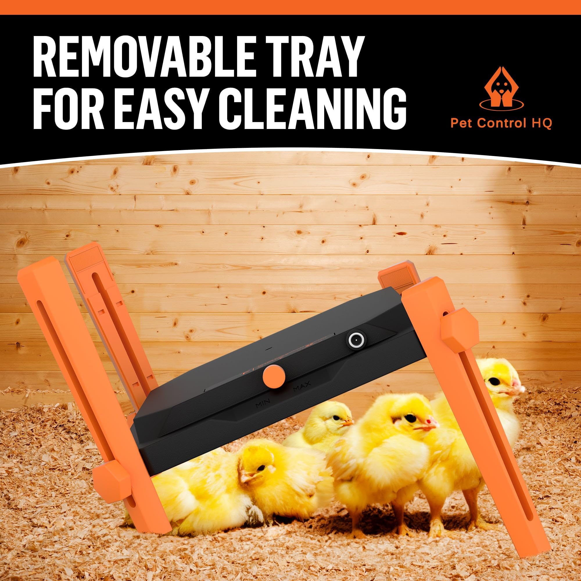 Pet & Livestock HQ Chicken Brooder Heater for Chicks - Chick Brooder Heat Plate - 12" x 12" Indoor Brooder Heating Kit with Adjustable Height and Temperature Display