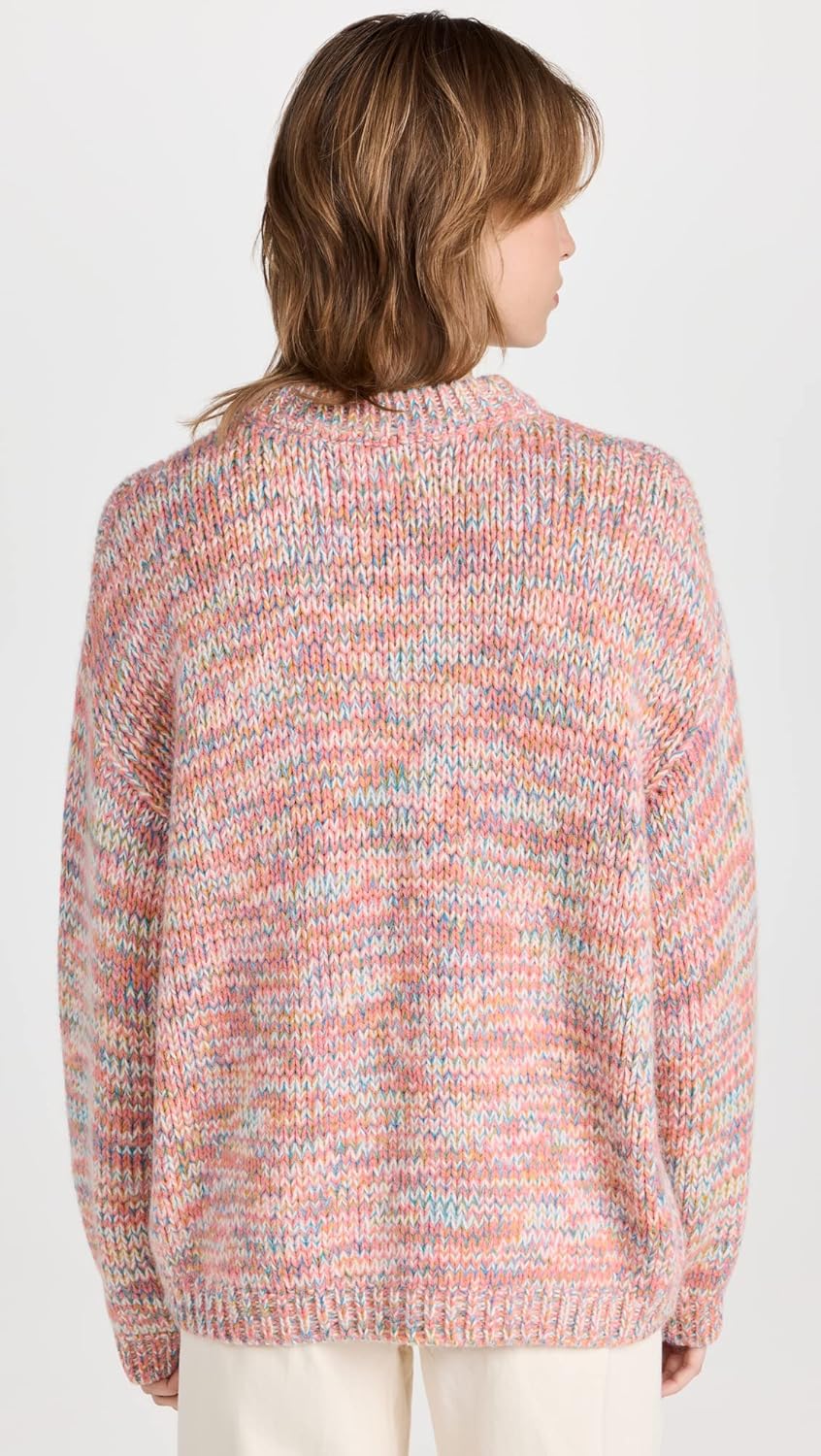 Velvet by Graham & Spencer Womens Trix Rainbow Alpaca Pullover Sweater - Image 4