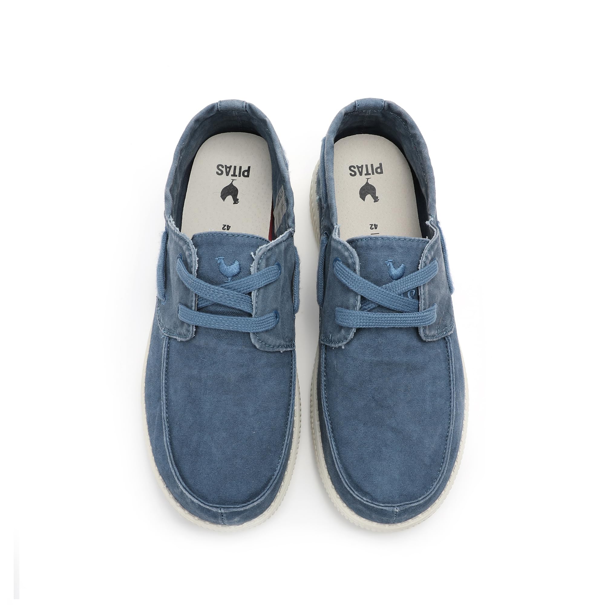WALK IN PITAS | WP150 Boat Washed | Herren Mokassins | Flache Slipper für Männer | Slip on Loafer | Sneakers | Schlupfschuhe | Freizeitschuhe | Walkinpitas Schuhe