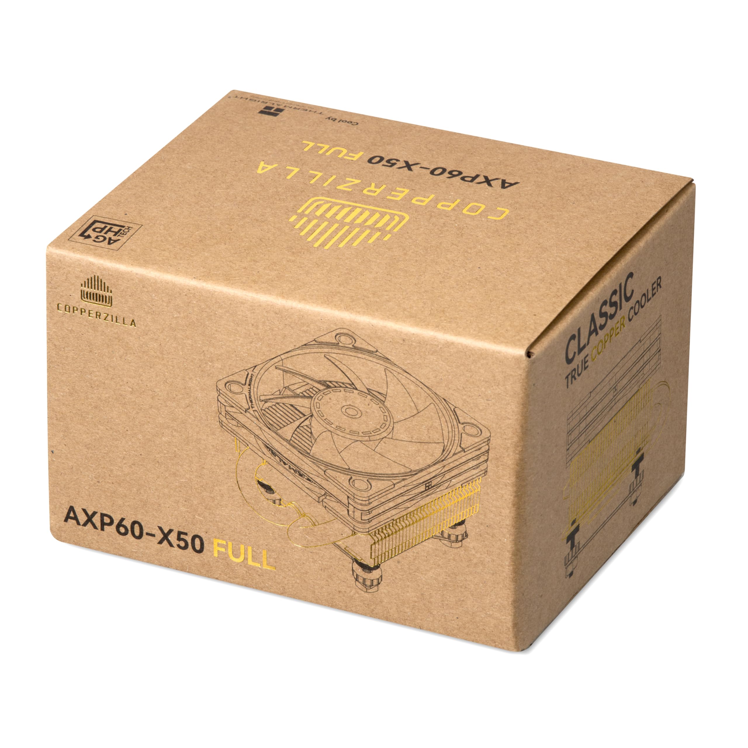Bitaxe Copperzilla 2.0 massiver Kupferkühlkörper passend für Bitaxe Gamma 601/602/603, Kühler Upgrade mit 60 mm Lüfter, 210 g Kupfer, Dual Heatpipe und Backplate für Bitcoin ASIC Miner