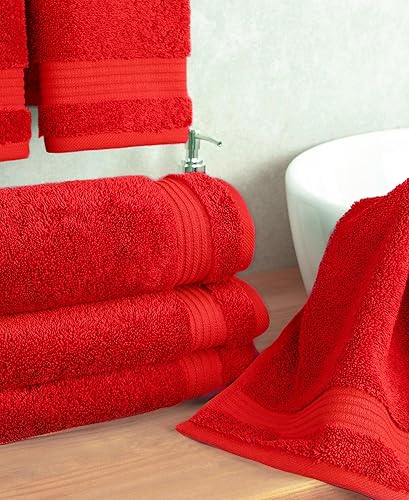 Miniatura 231 de Cotton Paradise - Juego de 4 toallas de mano para el baño de 100% algodón turco, suaves y absorbentes, color beige