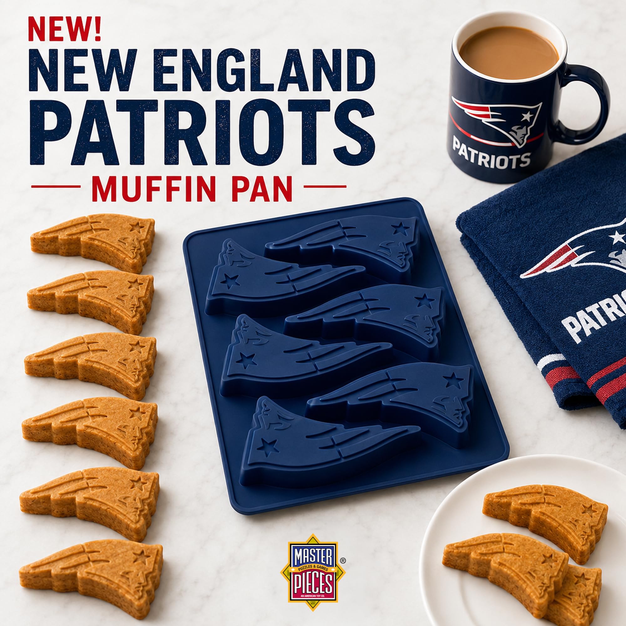 MasterPieces Fan Pans NFL New England Patriots Muffinform