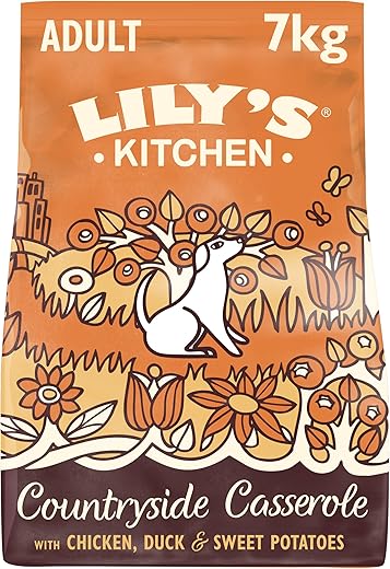 Lily’s Kitchen Natural Adult Dry Dog Food Chicken & Duck Grain-Free Recipe 7kg