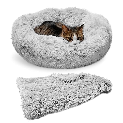 Cat Bed, Cat Beds for Indoor Cats Washable, Orthopedic Soft
