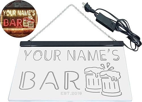 Miniatura 8 de ADVPRO personalizado tu nombre estación del año temático bar cerveza taza decoración doble color LED neón signo st6-w1-tm