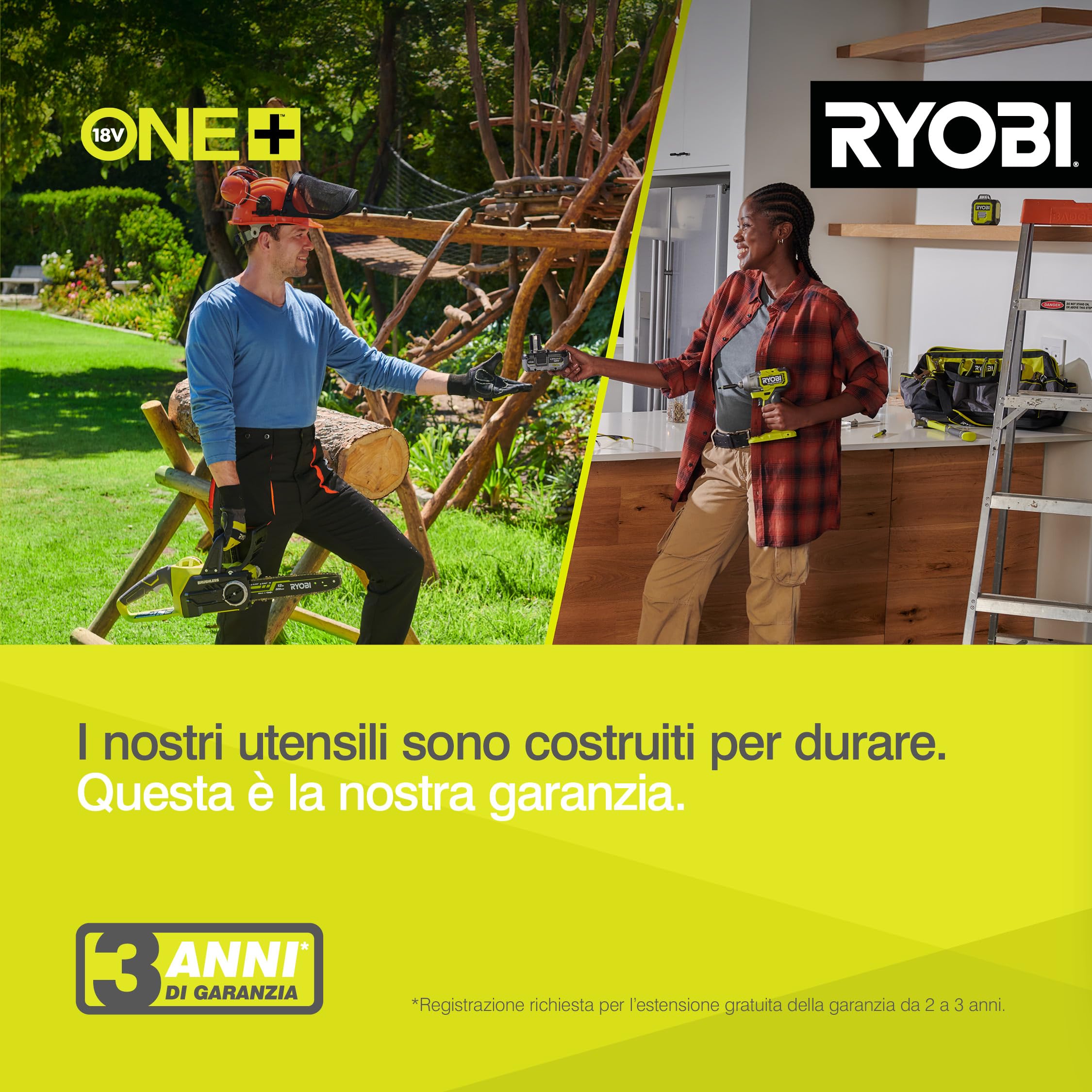 Ryobi Compressore Compatto a Batteria 18V ONE+ fino a 10,3 Bar, con Manometro Integrato, Tubo 50 cm e Accessori Inclusi per Pneumatici, Bici e Palloni, Batteria Non Inclusa, R18PI-0