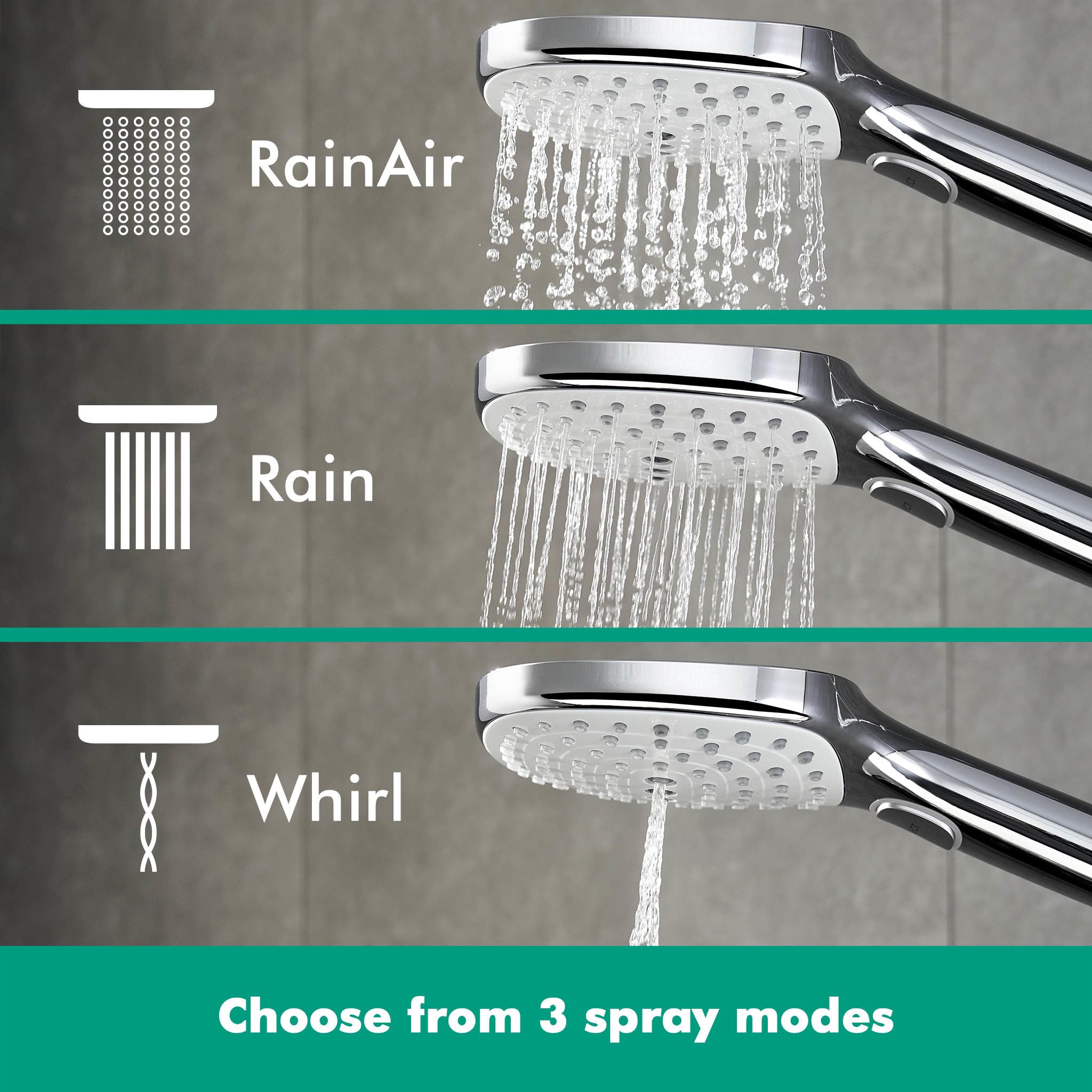 hansgrohe Raindance Select E Colonna doccia 230 3 tipi di getto con Showertablet Select 300, bianco/cromo, 27127400