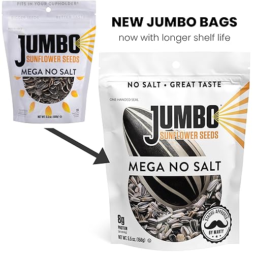 Miniatura 9 de Jumbo Semillas de girasol original 16 onzas paquete de 6
