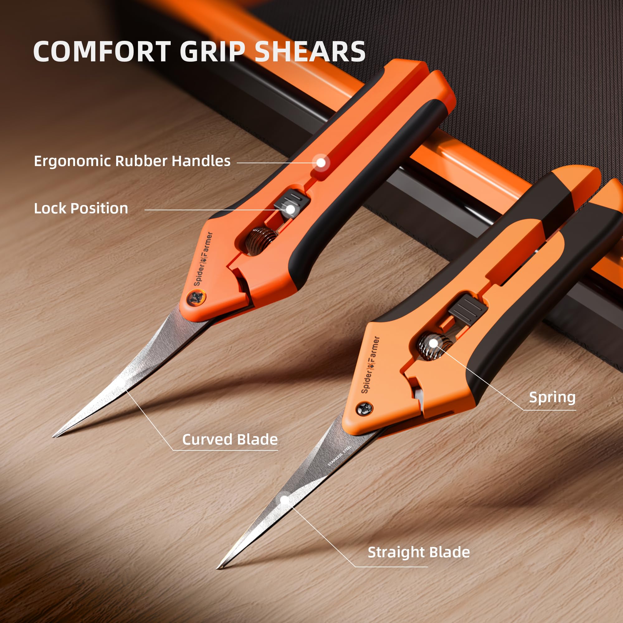 Spider Farmer Trim Tray Kit with Trimming Tray, 150 Micron Precision Screen, Bottom Harvest Bin, Scissors, Brush & Magnifying Card – Collect Pollen and Fine Plant Material