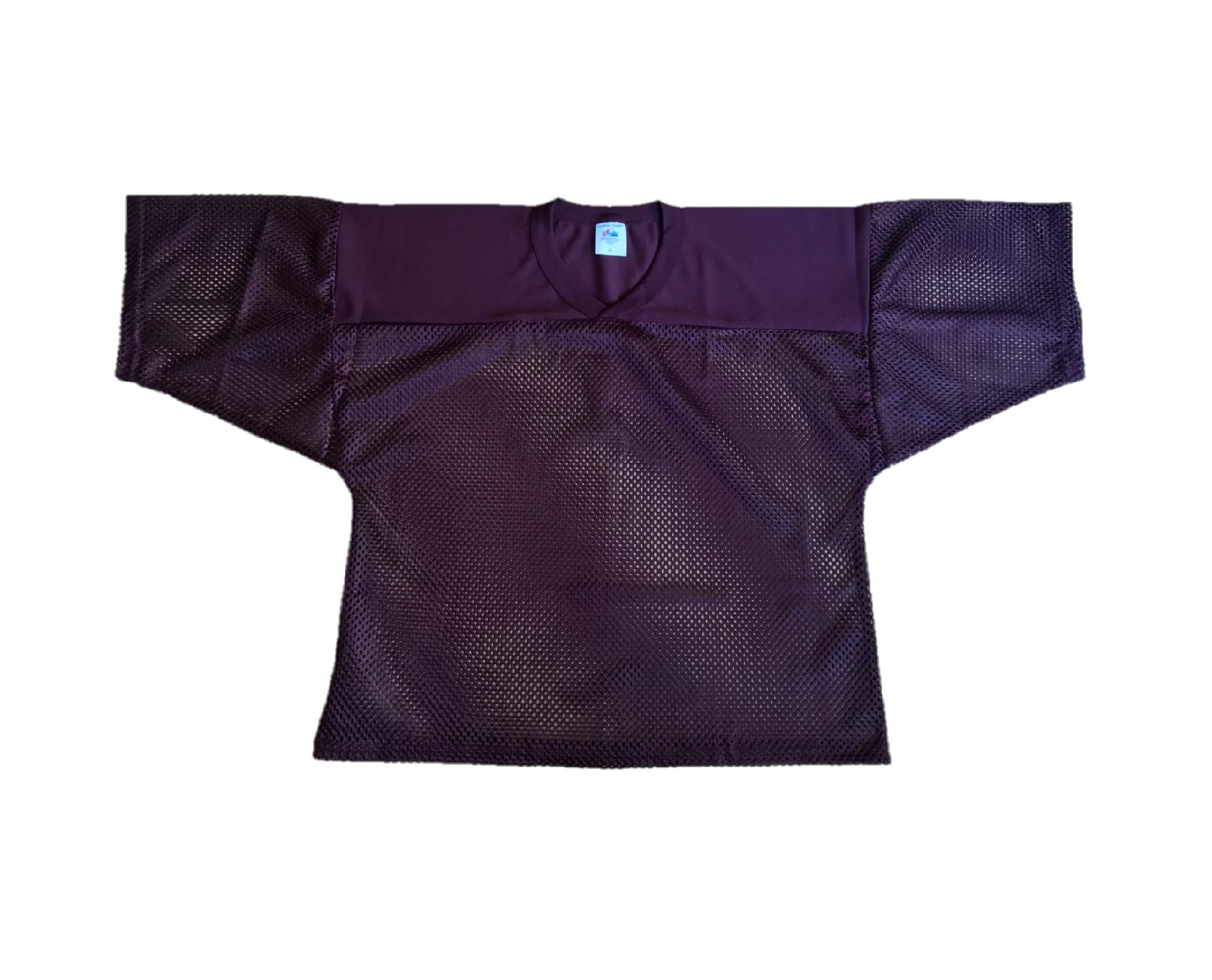 Tackle-Tuff by Majestic Youth Football Jersey with Mesh - Maroon, X-Large