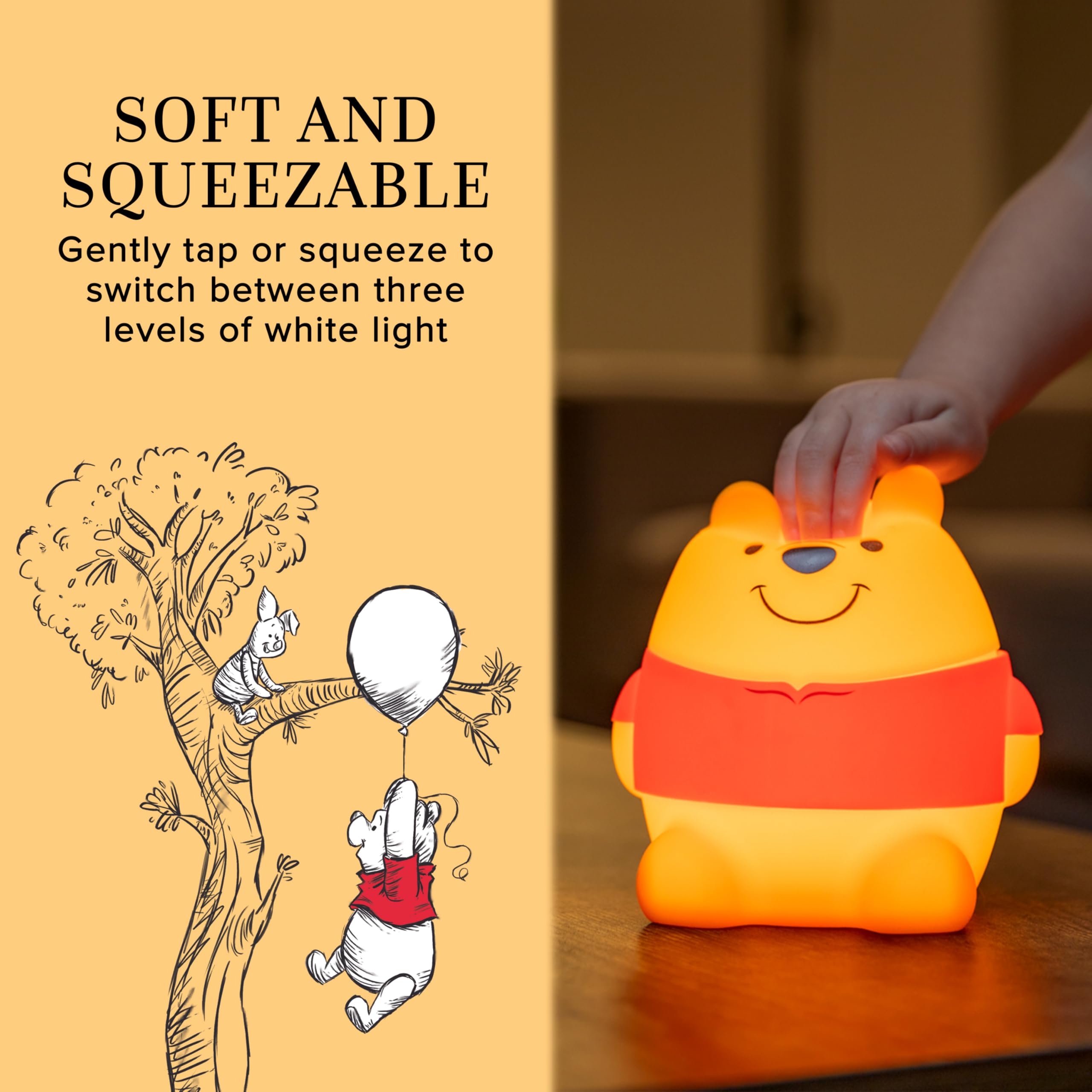 blow light ディズニー Winnie the Pooh イルミ レア Disney Winnie The Pooh Squish Light, Night Light for Kids