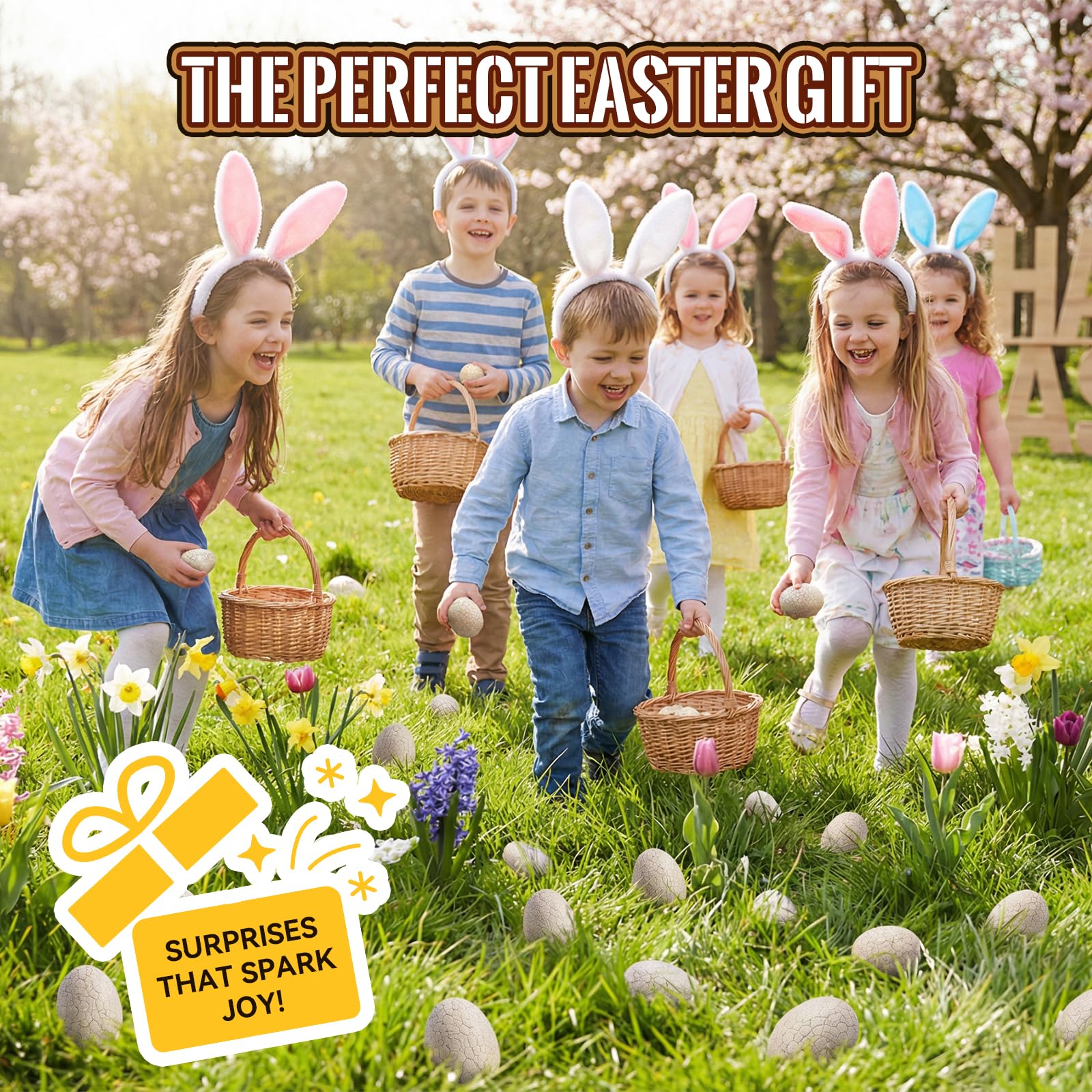 Dinosaur Egg Excavation Dig Kit for Kids - 12Pack Easter Basket Stuffers, Glow in The Dark Dino Easter Eggs, Dinosaur Toys Easter Gift for 3 4 5 6 7 8 Year Old - 2