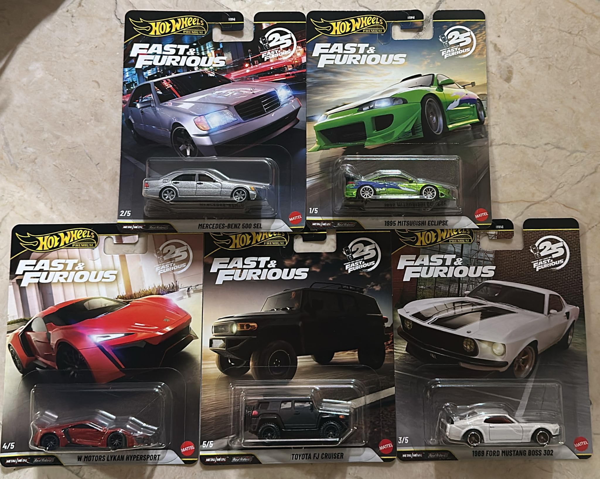 最終値下げ！Hot Wheels Fast & Furious 豪華セット！ Hotwhells Hot Wheels Fast And Furious Premium Set Hnw46 - Fiyatı