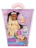 Bratz Slumber Party Sasha Fashion Doll with 2 Sets of Pajamas, Plush, and Accessories