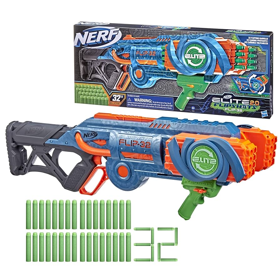 ナーフ　専用 Amazon.co.jp: Nerf Elite 2.0 フリップショット Flip-32