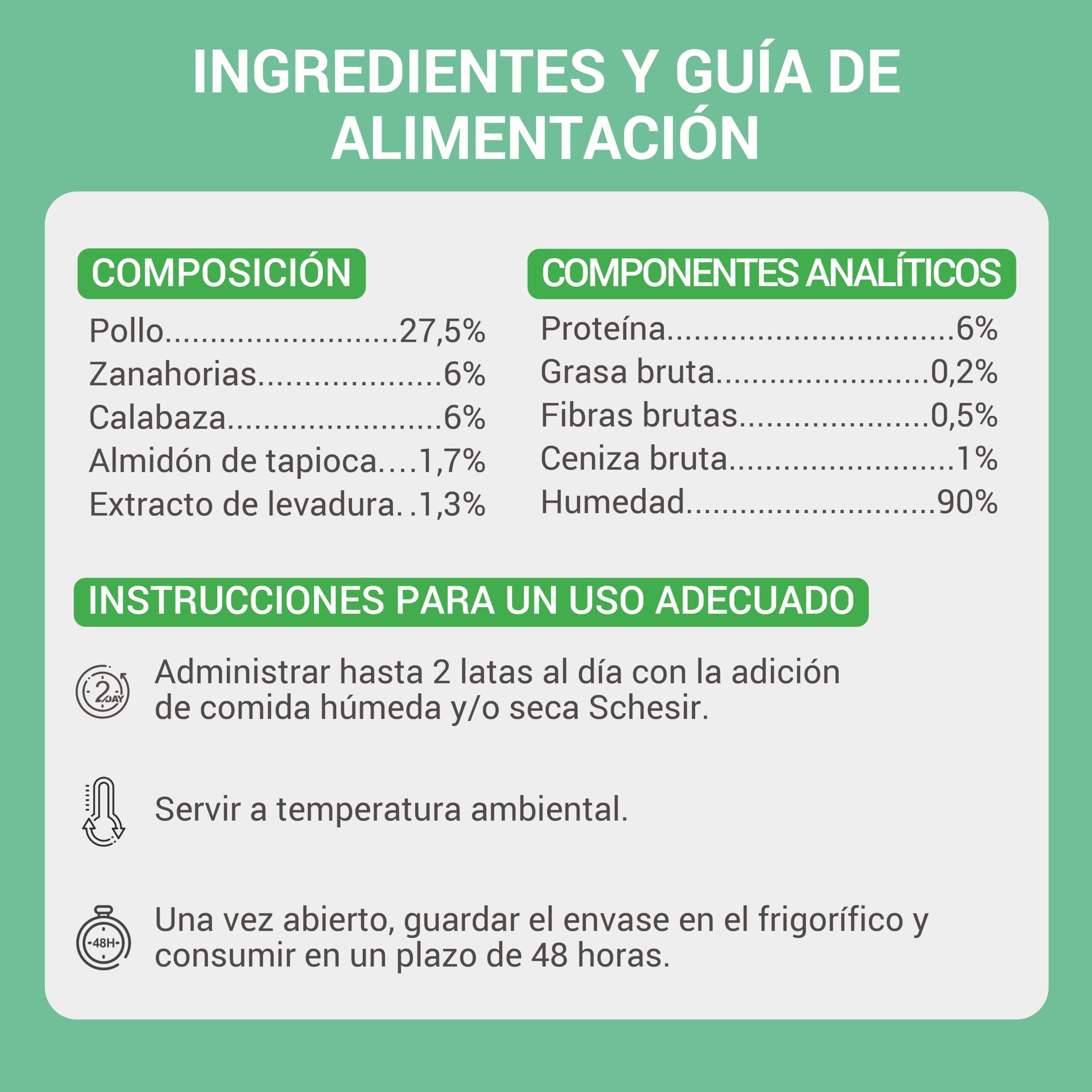 Schesir, Sopa con Filetes de Pollo con Zanahorias y Calabaza, Cibo Húmedo Complementario para Gatos, Receta Original, 100% Natural, Cruelty-Free, 12 x 40g