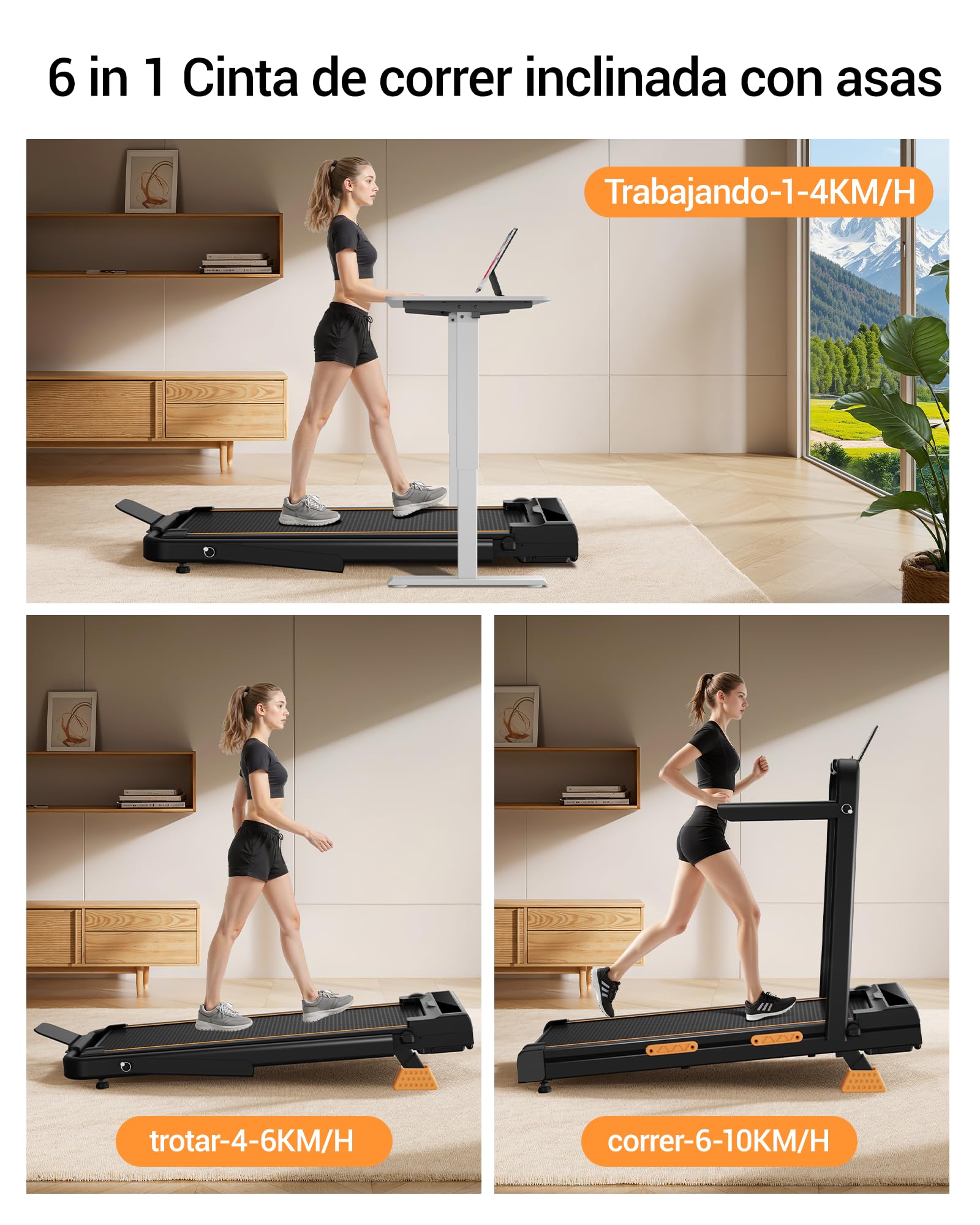 CURSOR 3,0 CV Cinta de Correr Plegable con Inclinación 16%