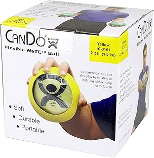 Fabrication Enterprises Cando Wate Ball, Yellow, 1kg/2.2lb 2.2 pound