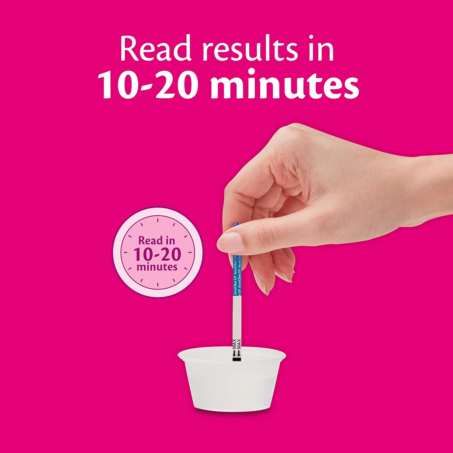 Accu-Clear Ovulation Test Strips Predictor Kit– Over 99 Accurate1 LH, 50 Count : Everything Else