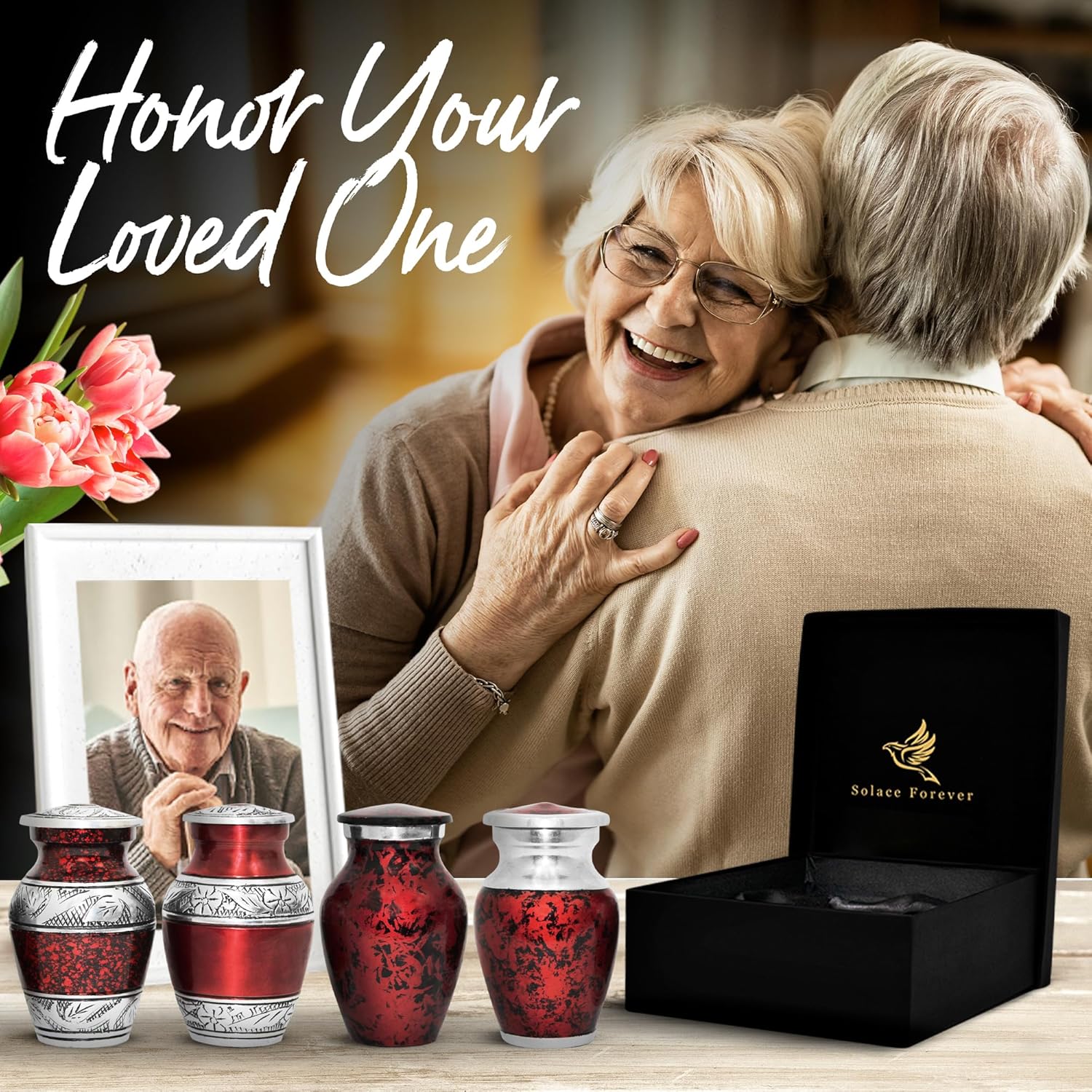 Urna Miniaturia In Legno Per Ceneri - Capacit&agrave; 4.5 Pollici Cubi Per Ricordo Umani O Animali