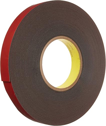 3M(TM) cinta adhesiva de acrílico para autos, Negro