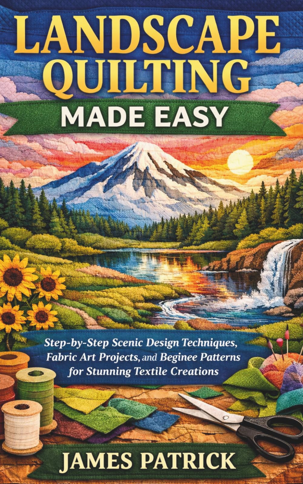 LANDSCAPE QUILTING MADE EASY: Step-by-Step Scenic Design Techniques, Fabric Art Projects, and Beginner Patterns for Stunning Textile Creations