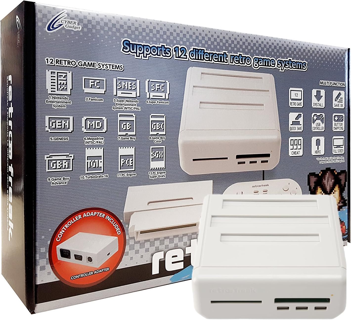 Retro Freak 12-1 Retro Games Console - Standard Edition (Cyber Gadget)