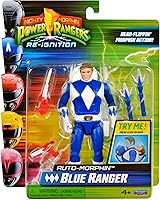 Vista 1 de Power Rangers Re-Ignition 6 Inch Action Figure Auto Morphin - Blue Ranger