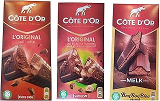 Belgian Milk Chocolate 3 Bars, 21.05 Ounce Variety Pack, Customized