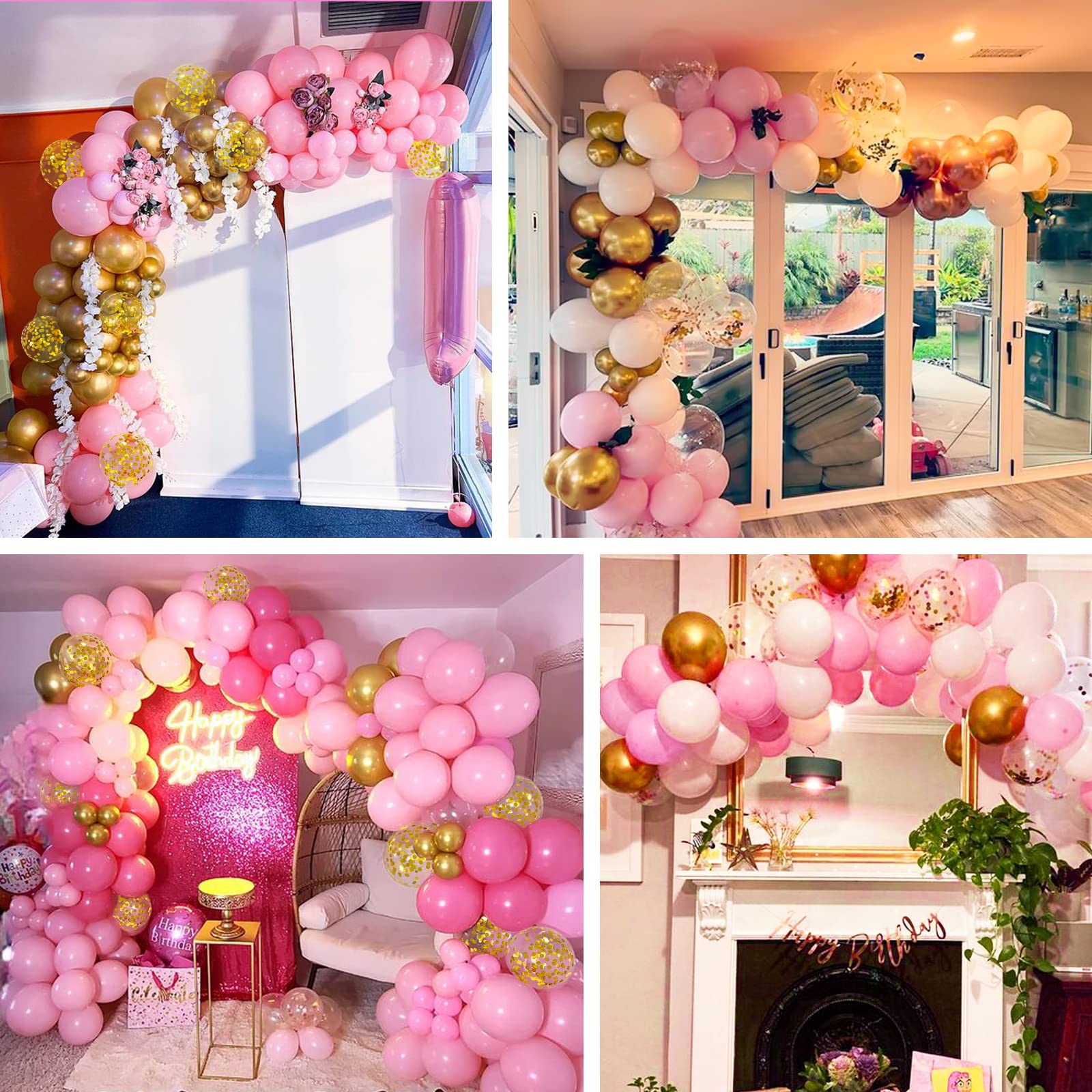 Roze Ballonnen, 50 Stuks 12 Inch Hete Roze Ballonnen, Mat Donkerroze Latex Ballonnen, Feestballonnen Voor Kinderen, Ballonnen Voor Babyshower, Bruiloft, Valentijnsdag, Verjaardagsfeestje Decoraties
