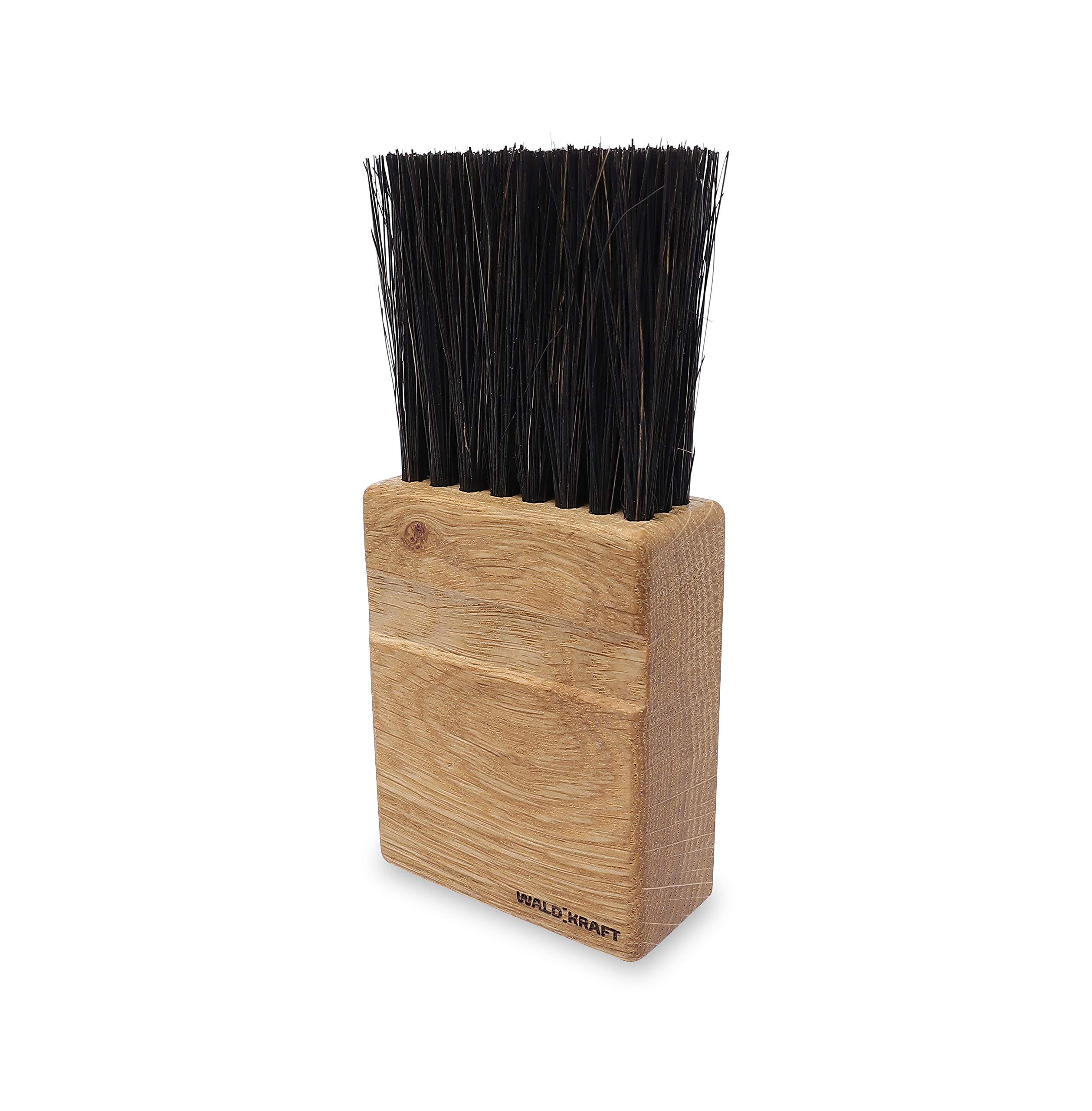 WALDKRAFT Kaminbürsten Set mit Schaufel und Handfeger | hitzebeständige Arenga-Borsten (Kaminbürste + Kehrschaufel-Set)