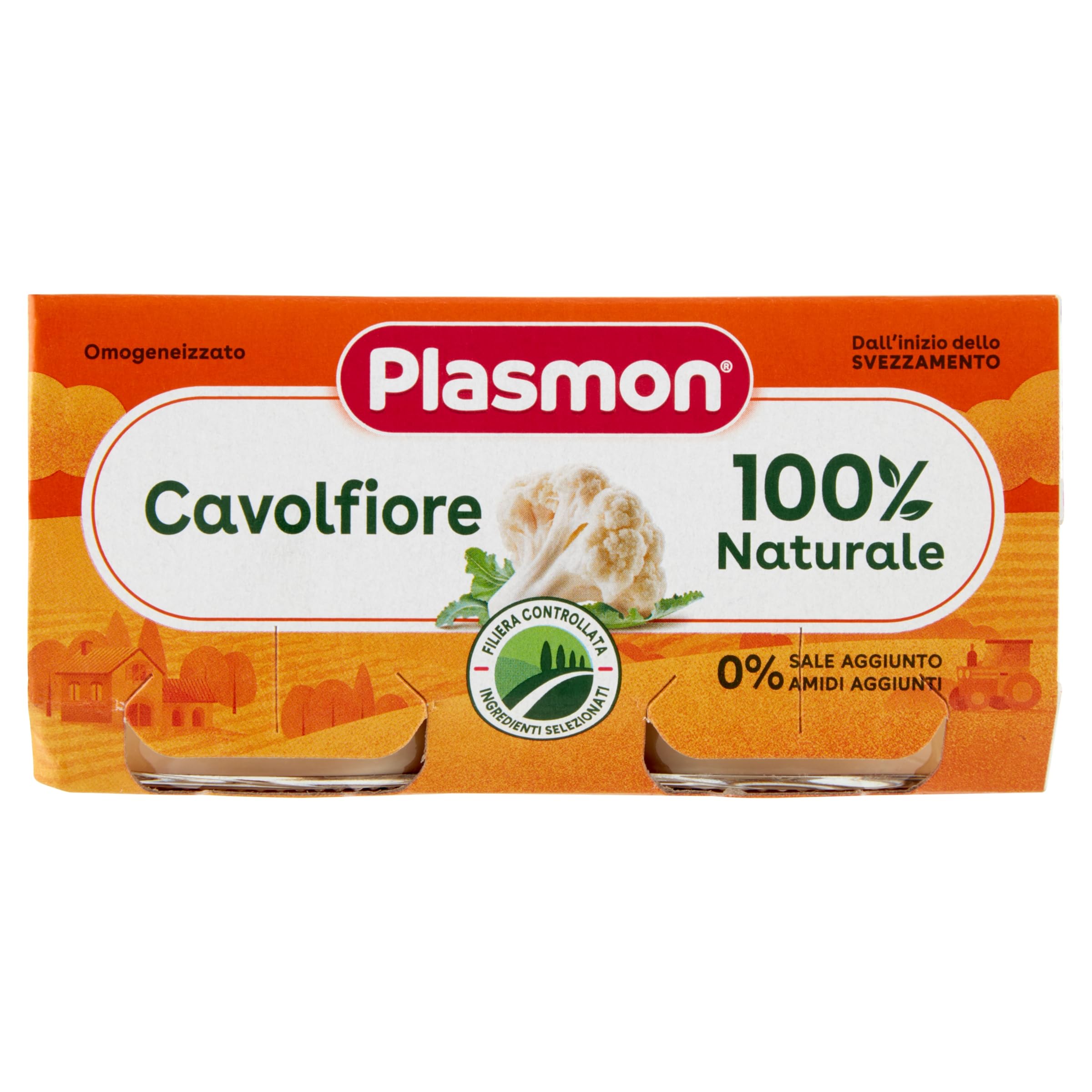 Plasmon Omogeneizzato Cavolfiore 2x80g (12 Confezioni)
