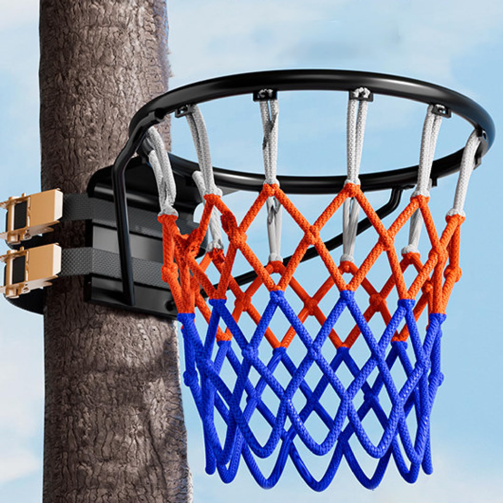 Aro de Baloncesto de Pared, Tablero de Baloncesto de Pared, aro de Baloncesto de Interior de Pared, con Kit de Accesorios de instalación, aro de Acero Resistente, Apto para Uso en Interiores