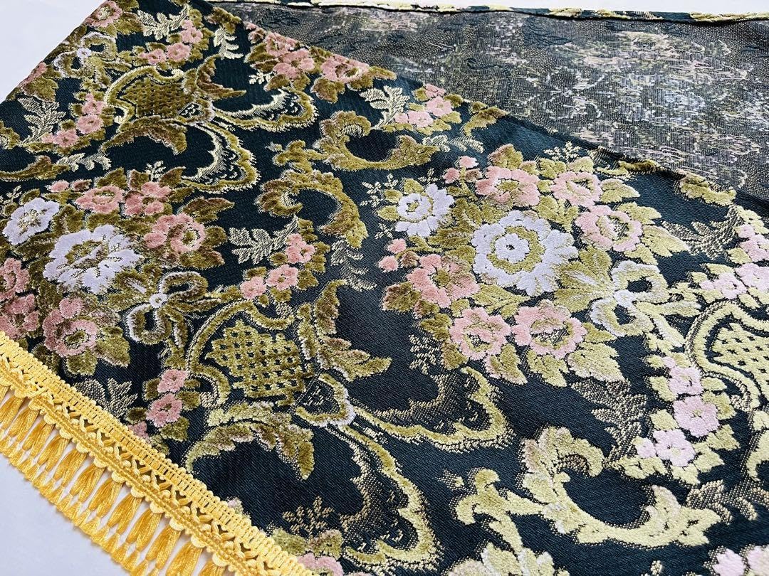 エ*︎様 金華山　花籠グリーン縦ガラ　ダッシュマット 17スーパーグレート用 花かご 縦柄 ダッシュマット グリーン