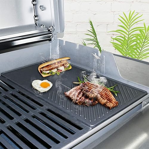 Miniatura 3 de Hisencn 7637 - Parrilla de cocina de 17.5 pulgadas para Weber Spirit I y II 200 Series - E210 E220 S210 S220 con control frontal, parrilla de