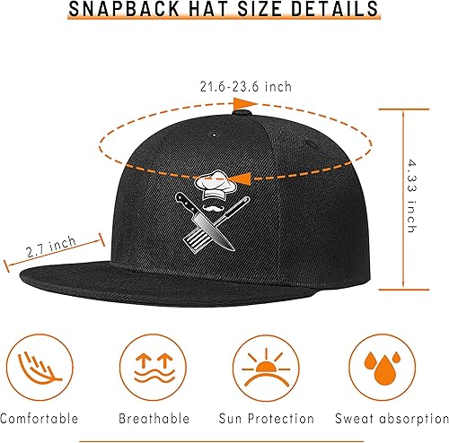 Miniatura 2 de Sombrero de patineta Snapback para hombre, sombreros de visera plana para niño, gorra de béisbol ajustable para adolescentes, deportes de hip hop