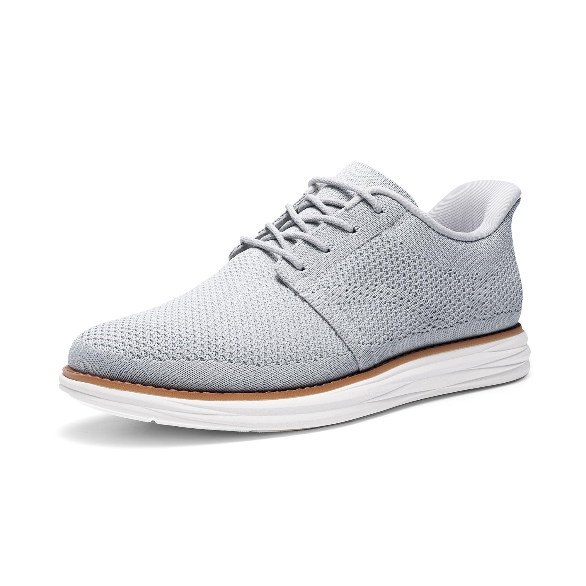 Bruno Marc Men's Slip On Casual Shoes Mesh Sneakers Lace-Up Breathable Lightweight Comfortable Walking Shoes
