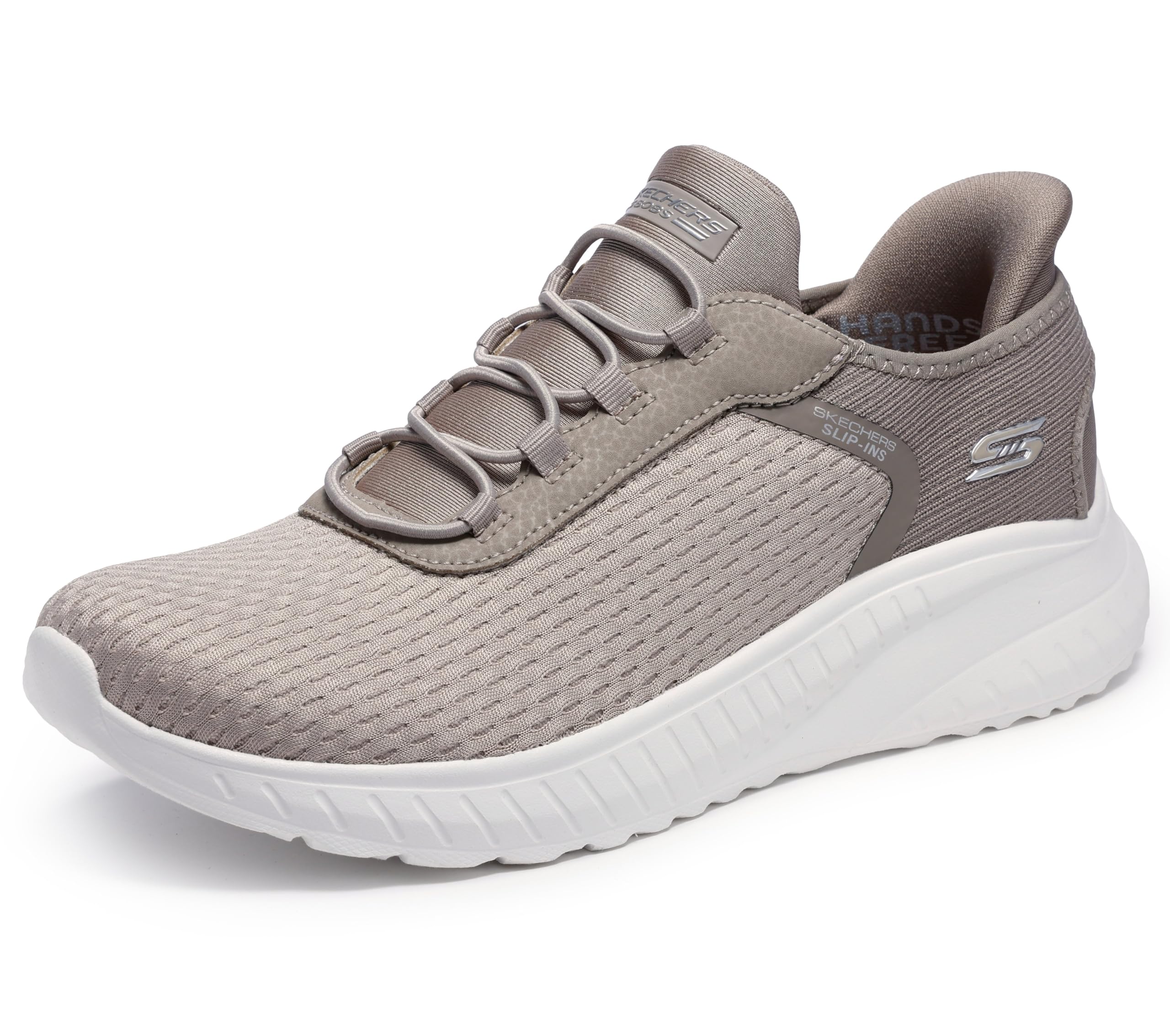 Skechers Womens Hands Free Slip-ins Bobs Squad Chaos-Current Muse