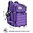 Lovelinks21 45L Tactical Assault Backpack 3 day assault pack with Molle Waterproof backpack Rucksack for Tactical Backpacks (Purple)