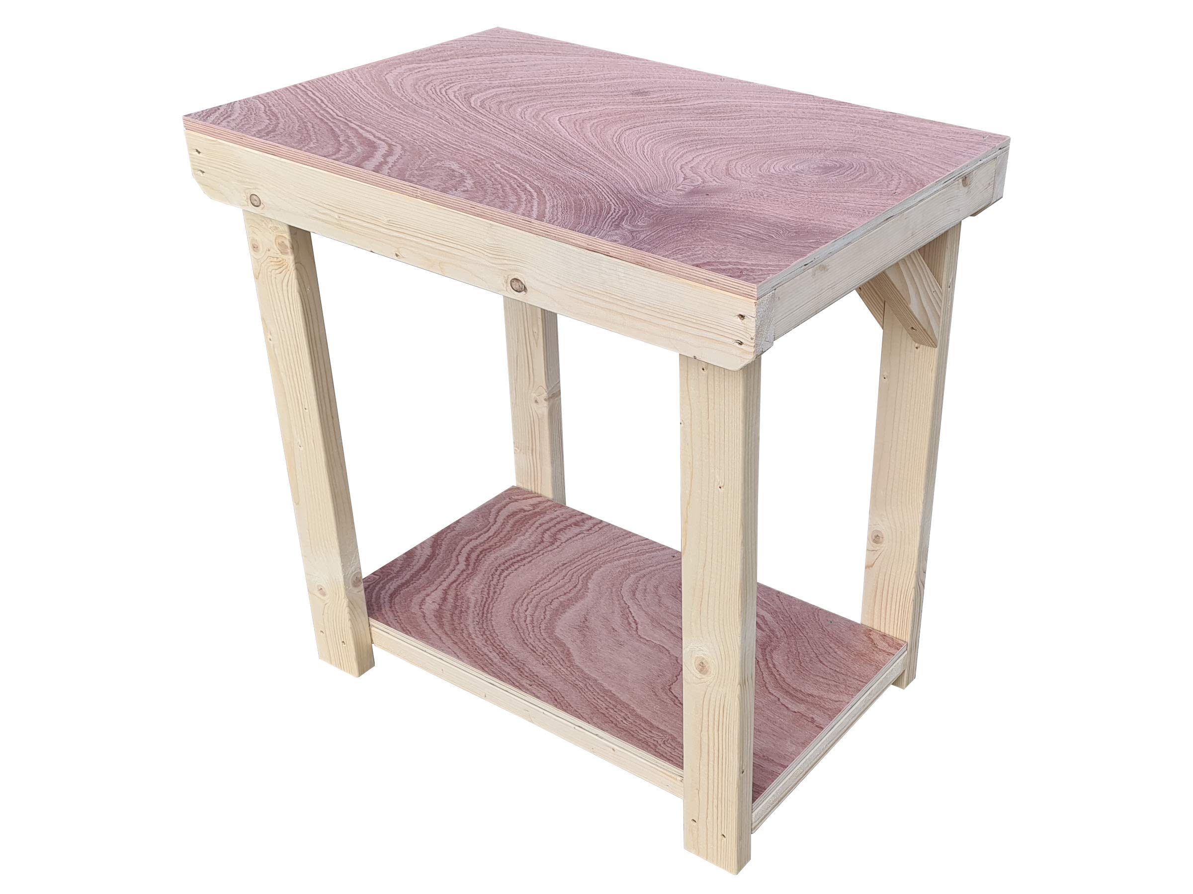 Arbor Garden Solutions Natural Express Wooden Workbench - Multiple Options Workmate Range (3Ft Eucalyptus Hardwood Sheet)
